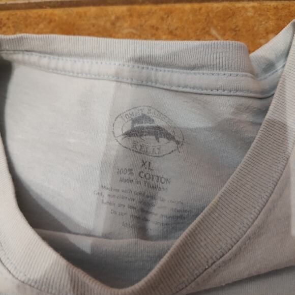 Tommy Bahama Graphic T-Shirt 7 Wonders Of The World Blue Men's XL Short Sleeves - Picture 4 of 8